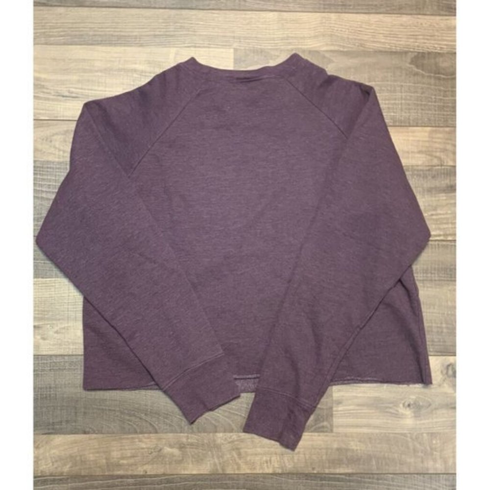 Jimi Hendrix Cropped Womens Large Purple Full Graphic Print Crew Neck Sweatshirt - Picture 5 of 10